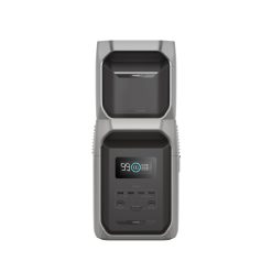 EcoFlow Tragbare Powerstation DELTA 3 1500 mit intelligentem Zusatzakku DELTA 3, LiFePO4 Batterie, max. Ausgang 2200 W, Solargenerator für Notfälle, Wohnmobile, Camping und Stromausfälle