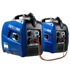 BUNDLE: 2 X 2.1 KW INVERTER GENERATOR DQ-2100 + CABLE FOR PARALLEL CONNECTION