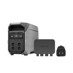 EcoFlow 800W Batterieladegerät mit Delta Pro 3 Powerstation, 3-in-1 schnelles DC-DC-Ladegerät, Autobatteriepflege&Starthilfe, 8×schnelleres Laden als über Zigarettenanzünder, lädt 4kWh in 5,1 Stunden