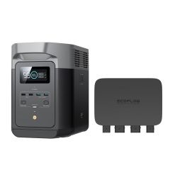 EcoFlow 800W Batterieladegerät mit Delta 2 Powerstation, 3-in-1 schnelles DC-DC-Ladegerät, Autobatteriepflege & Starthilfe, 8 × schnelleres Laden als über Zigarettenanzünder, lädt 1 kWh in 78 Minuten