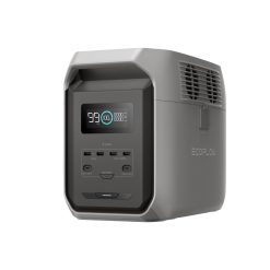 EF ECOFLOW DELTA 3 1500 Tragbare Powerstation, 1536 Wh Batterie LiFePO4, 1,5 Std. volle Aufladung, 1800 W (3 600 W Spitze), Solargenerator für Notfälle, Wohnmobile, Camping und Stromausfälle