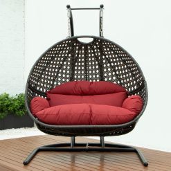 2-Person Wicker Hanging Swing Chair