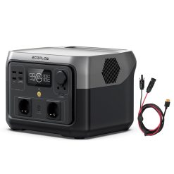 EF ECOFLOW RIVER 2 MAX mit XT60 Kabel 3.5M 512Wh Tragbare Powerstation, Solargenerator mit LiFeP04, Schnellladung in 1 Stunde, bis zu 1000W Leistung, Balkonkraft für Camping/Notstrom/Wohnmobile
