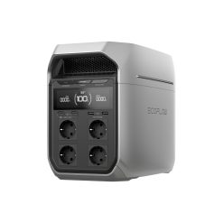 EF ECOFLOW Tragbare Powerstation DELTA 3 Plus, 1024Wh LiFePO4-Batterie, 1800W (3600W Spitze) Solargenerator für Notstromversorgung, Camping, Kleine Verpackungsmängel,Produkt unbenutzt(Generalüberholt)