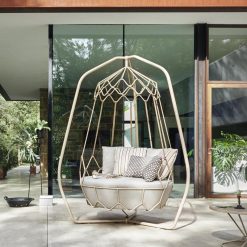 Balcony Hanging Basket Outdoor Nordic Swing Rocking Chair Courtyard Villa Leisure Double Sofa