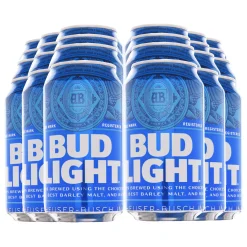 BUD LIGHT® - Dosenbier 24 x 355ml amerikanisches Bier, American Beer | Das NO.1 aus den USA als Original Importware, inkl. 6,00 € DPG Pfand