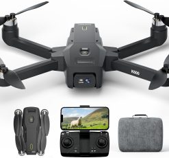 K600 Drone with 2 Cameras, 1080P, 90掳 El茅ctrica Brushless Drone with Altitude Hold for Children, App VR FPV Professional Drones for Beginners Adults, Headless Mode, Long Flight Time, Handbag Karuisrc