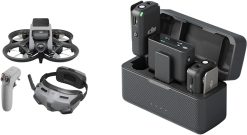 DJI Avata Explorer Combo 鈥?Drone with Camera, UAV Quadcopter with Stabilised 4K Video, 155掳 Field of View, Emergency Brake and Hovering Flight, Includes RC Motion 2 and DJI Goggles Integra